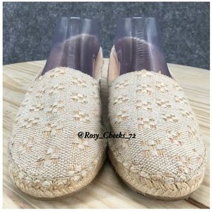 Circus by Sam Edelman Women's Laila Moccasin Flats Espadrilles, Natural Beige